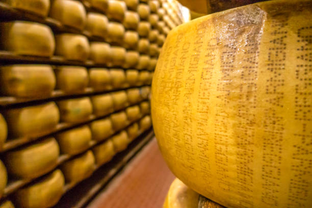 parmigiano-Reggiano or Parmesan cheese, is a hard, granular cheese made in Italy.