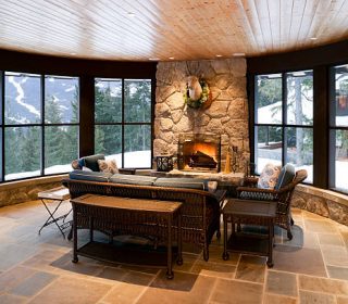 sunroom in house in whister british columbia